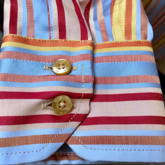 Etro multi color striped shirt - Picture 3 of 5